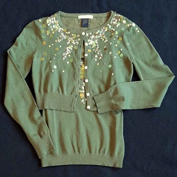 Anthropologie Tops - NWOT Anthro knit cami and bolero sweater set